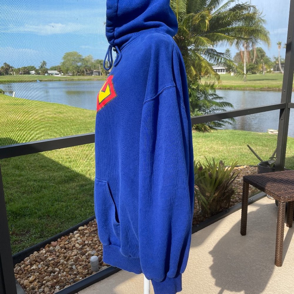 Warner Bros Boy's SUPERMAN sweatshirt - XL Superhero - Picture 3 of 5